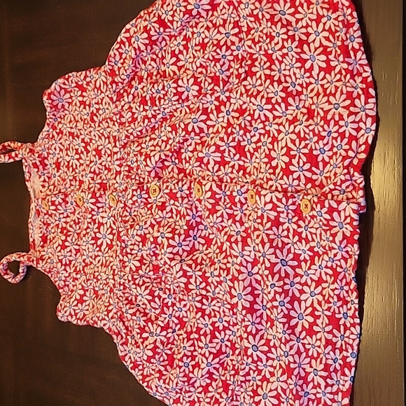 Cat & Jack floral cotton dress size 5T - Picture 2 of 5